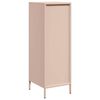 vidaXL Highboard Pink Cold-rolled steel 15.4 x 13.8 x 40.7 in Highboard