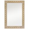 vidaXL Bathroom Mirror Natural Bleach Solid mango wood and glass