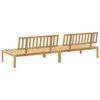 vidaXL Patio Pallet Middle Sofas 2 pcs Solid Wood Acacia