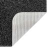 vidaXL Anti-slip Shaggy Rug Dark gray 63" x 63" PP