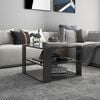 vidaXL Coffee Table Grey Engineered wood Medium Coffee Table Square