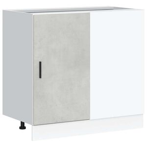vidaXL Sink Base Cabinet Concrete Grey Engineered Wood