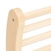 vidaXL Sauna Backrest Natural wood color Solid pine wood