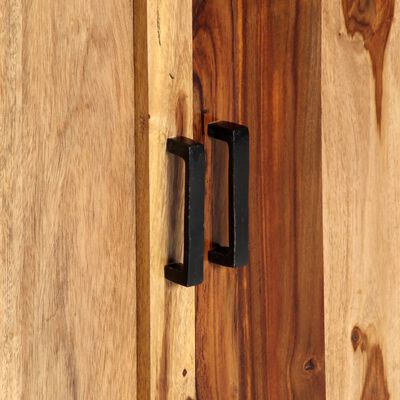 vidaXL Highboard 39.4"x15.7"x68.9" Solid Sheesham Wood