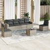 vidaXL Garden Sofa Set Light grey