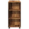 vidaXL Rolling Cabinet Old Wood Engineered Wood Medium Rollable