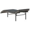 vidaXL Sun Lounger Grey