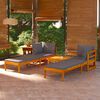 vidaXL Garden Lounge Set Dark grey