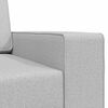 vidaXL Sofa Bed Cloud Grey 96.46 x 30.71 x 30.31 in Fabric