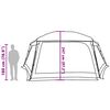 vidaXL Pool Tent with Removable Fly & Mesh Walls Azure Blue 263.8x232.3"