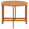vidaXL Dining Table Natural Wood Solid Acacia wood Medium