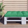 vidaXL Pallet Cushion Green 100% Polyester 27.6" x 27.6