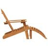 vidaXL Garden Chair Natural wood Solid Acacia wood Standard Foldable
