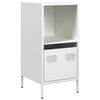 vidaXL Sideboard White Cold-rolled Steel 13.8x15.4x28.9 in Sideboard