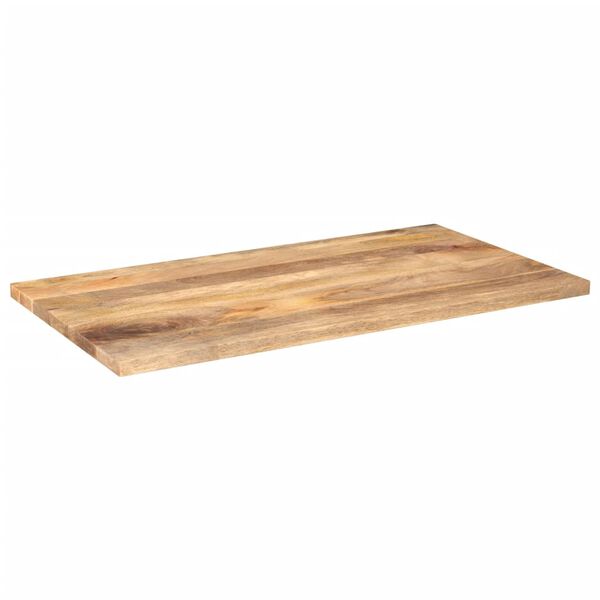 vidaXL Table Top 43.3"x19.7"x1.5" Rectangular Solid Wood Mango
