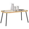 vidaXL Coffee Table Brown and Black 90 x 45 x 43 cm