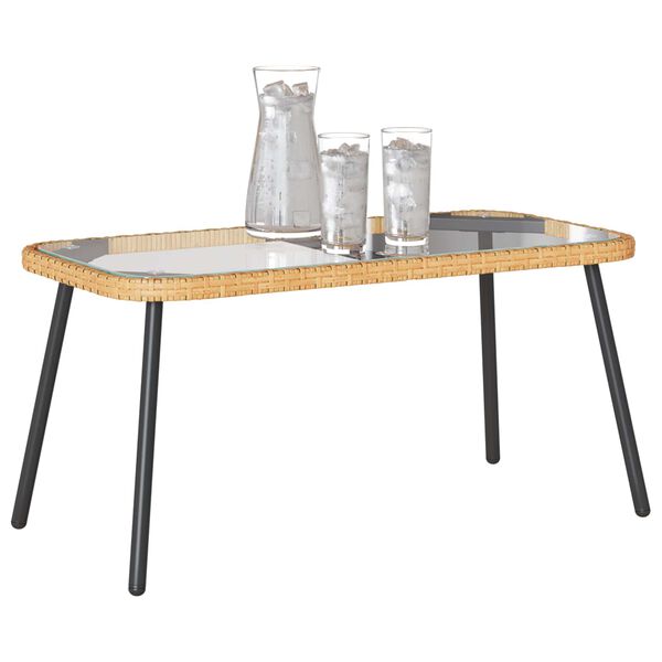 vidaXL Coffee Table Brown and Black 90 x 45 x 43 cm