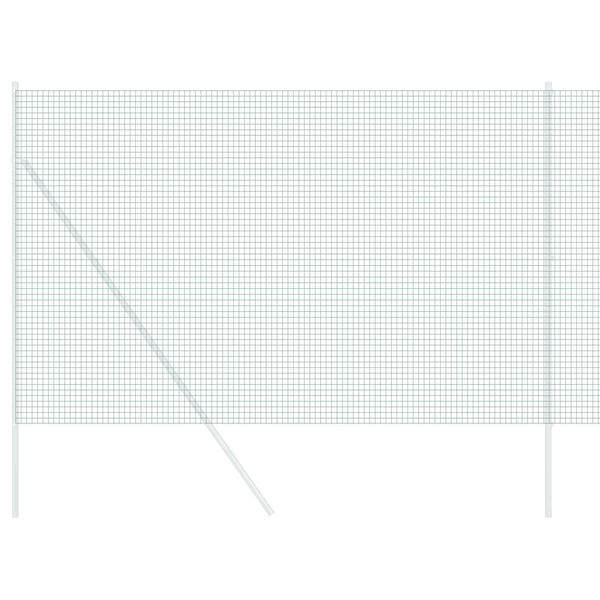 vidaXL Welded Wire Fence Green 5.2'x 32.8'