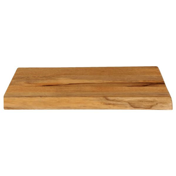 vidaXL Table Top 19.7"x15.7"x1.5" Live Edge Solid Wood Mango