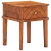 vidaXL Bedside Cabinet Brown Solid Acacia Wood Standard Bedside Cabinet