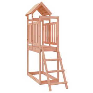 vidaXL Outdoor Playset Natural Wood Solid Douglas Wood