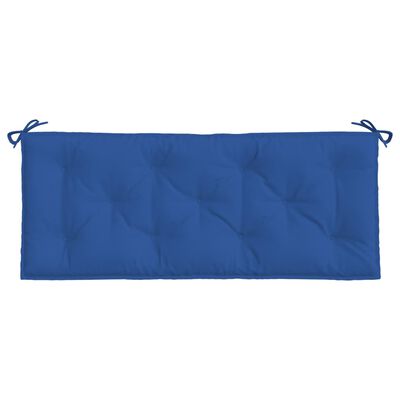 vidaXL Garden Bench Cushions 2pcs Blue 47.2"x19.7"x2.8" Oxford Fabric