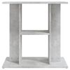 vidaXL Aquarium Stand Concrete grey Engineered wood 23.6x11.8x23.6 in