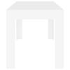 vidaXL Dining Table White Engineered Wood Medium Simple Dining Table