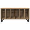 vidaXL Record Cabinet with Shelf Artisan oak 39.37 x 14.96 x 18.90 in
