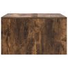 vidaXL Coffee Table Smoked oak Engineered wood Medium Coffee Table