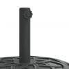 vidaXL Parasol Base Black PE (Polyethylene) and Concrete Standard