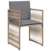 vidaXL Garden Dining Set Beige