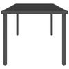 vidaXL Outdoor Dining Set Anthracite and Black