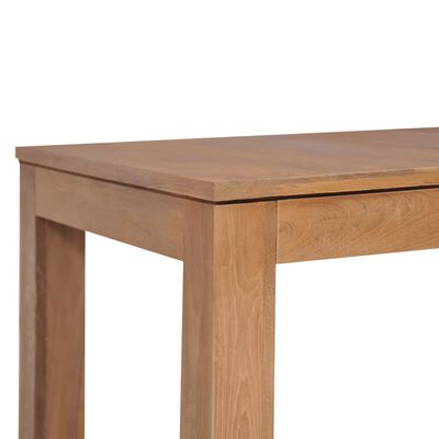 vidaXL Dining Table Solid Teak Wood with Natural Finish 70.9"x35.4"x29.9"