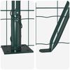 vidaXL Fence with Post Green 3.94 x 82.02 ft Steel