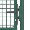 vidaXL Fence Gate Steel 39.4x49.2" Green