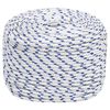 vidaXL Boat Rope White 0.31 " 82.0 ' Polypropylene