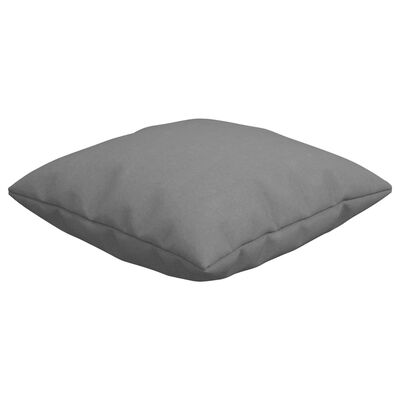 vidaXL Throw Pillows 4 pcs Gray 19.7"x19.7" Fabric