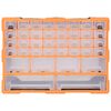 vidaXL Multi-drawer Organizer with 38 Drawers 20.5"x6.3"x14.8"