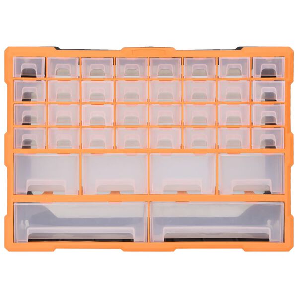 vidaXL Multi-drawer Organizer with 38 Drawers 20.5"x6.3"x14.8"