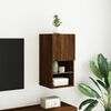 vidaXL TV Cabinet Brown Oak Engineered Wood Small TV Cabinet