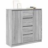 vidaXL Sideboard Gray Sonoma Engineered wood Medium Sideboard