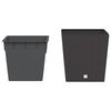 vidaXL Planter Brown Polypropylene Medium Removable Covers Planter