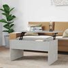 vidaXL Coffee Table Concrete grey Engineered wood Medium