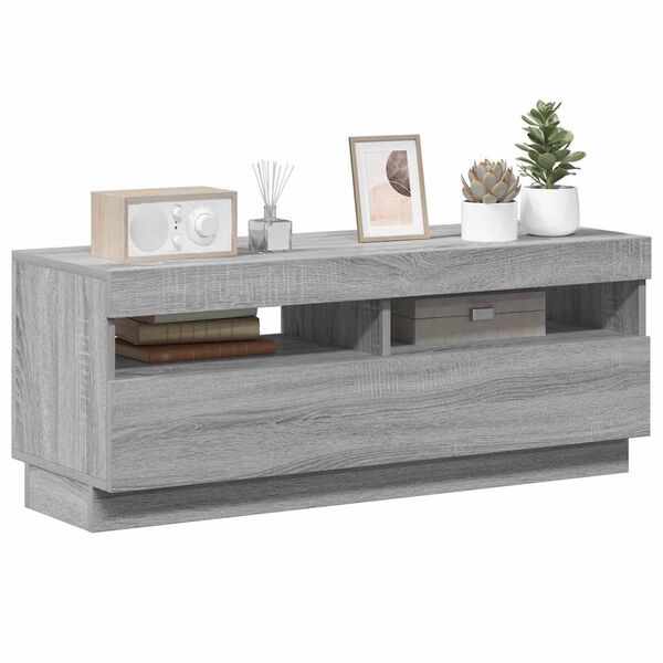 vidaXL TV Cabinet Grey Sonoma Engineered Wood Medium TV Cabinet