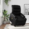 vidaXL Stand Up Massage Recliner Chair Black