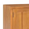 vidaXL Cabinet Natural Teak Brown Solid Teak Wood, Plywood Compact