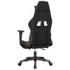 vidaXL Gaming Chair Black and Orange Faux leather, metal, plywood