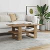 vidaXL Coffee Table Artisan Oak Engineered Wood Medium Coffee Table
