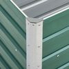 vidaXL Raised Bed Green Galvanized steel Large Durable Garden Planter